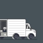 transport, truck, van