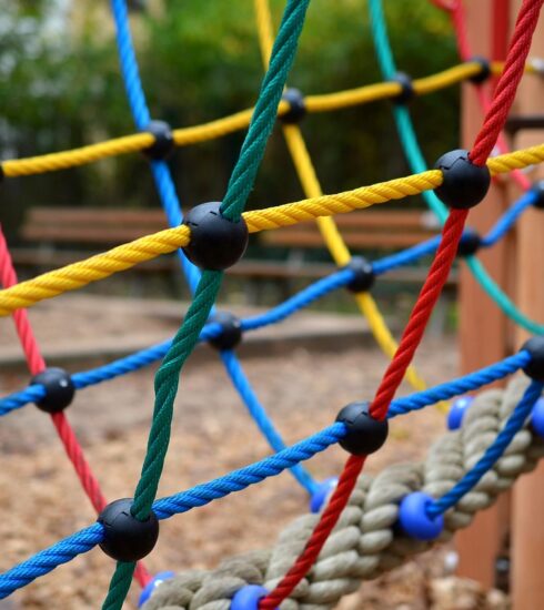 web, playground, game device, children's playground, climb, to play, balance, multicoloured, playground, playground, playground, playground, playground